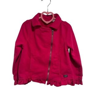 4/$20 Calvin Klein Jeans Kids Pink Spring Jacket Coat with Zipper
